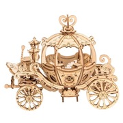 Puzzle do Składania Drewniany Model 3D – Karoca Księżniczki