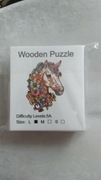 Puzzle drewniane A3. Koń.