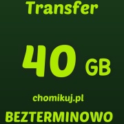 Transfer 40 GB chomikuj bezterminowo