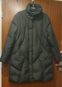 Elegancki, damski, płaszcz puchowy