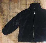 Futro na zamek bez kaptura 