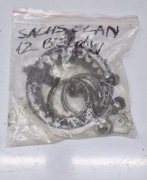 SACHS ELAN 12 - łożyska + zębatka do piasty