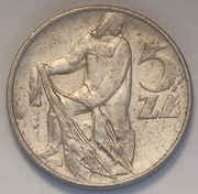 5 zł złotych 1974 r. rybak (1)