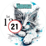 Pan Opłatek na tort - KOTKI (2)