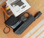 Pistolet hukowy alarmowy START 1 - komplet / wiatrówka ?