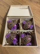 Santa bombki szklane 100 % hand made Polska