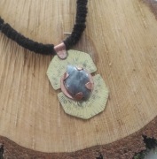 Słońce naszyjnik z labradorytem