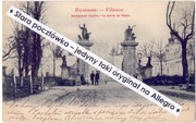 WARSZAWA WARSCHAU Pałac Wilanów brama wjazdowa nauczyciel ul. Leszno 1902