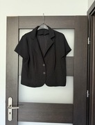 Marynarka damska czarna w delikatne kropki rozmiar XL