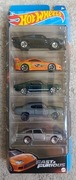 HOT WHEELS PIĘCIOPAK FAST AND FURIOUS