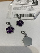 Zawieszka łapka do obroży dla kota, psa.