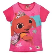 Różowy t-shirt dla dziewczynki Bing Sula 98