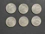 Monety „Solidarność” 6 szt. 10 000 zł.