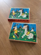 Stare Drewniane Puzzle Vintage PONY | Lata 50/60. | Retro Kolekcjonerskie