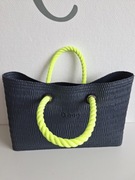 O bag beach średni rozmiar blue navy uzywany 