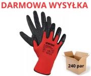 RĘKAWICE RĘKAWICZKI SHAMAL ROBOCZE WAMPIRKI POWLEKANE LATEKSEM 240 parF-VAT