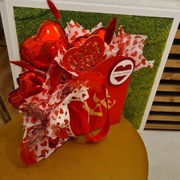 Box walentynkowy z balonami