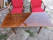  Fotele BW-14 ława lata stół 70-te PRL stan orygin