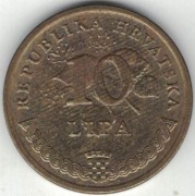 Chorwacja 10 lipa lip 1993 - 20 mm - nr 1