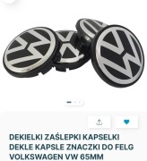Kupię zaślepki volkswagen plus 6,5 cm