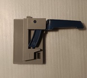 Lewy regulator wysokoś kosza (DD81-01444A / 673001300005) do zmywar Samsung