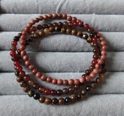 Zestaw 3 pięknych bransoletek z kamienia naturalnego 