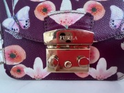 FURLA Metropolis mini crossbody print butterflies design Toni Bouganville