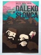 Plakat filmowy „Daleko od słońca” 1969 A. Onegin oryginał A1 Vintage PRL