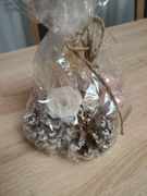 DWA STROIKI ŚWIĄTECZNE  OZDOBY NA STÓŁ