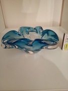 Turkusowa popielnica murano