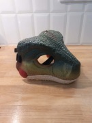 Maska dinozaura  na twarz wydająca dźwięk plastikowa nowa