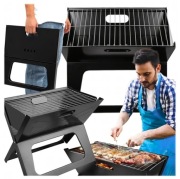 Grill Biwakowy Turystyczny Ogrodowy Przenośny Składany Węglowy Walizka