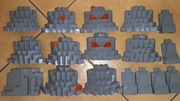 Lego skały narożne stożkowe duża ilość do makiet dużo  kg
