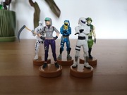 figurki pieczątki Fortnite series 3 stampers zestaw 5 szt.