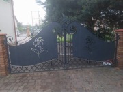 Brama ogrodzenie laser plazma Kuta z metalu 