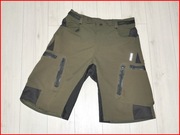 spodnie krótkie ARSUXEO szorty S M elastyczne SoftShell bojówki laminowane