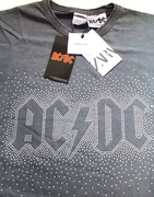 Zara koszulka longsleeve AC/DC ze zdobieniem strass 13 14 lat