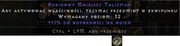 Diablo 2 Resurrected Talizman 11 odporności na ogień Non Ladder