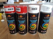 Farba w sprayu  champion 400ml czerwona NOWA 1 szt.