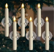 Homemory 6x świeca LED z czujnikiem Zmierzchu na Szybę 