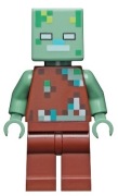 LEGO Utopiec min088 NOWY Minecraft Drowning Zombie