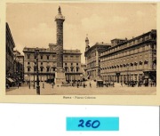 Pocztówka: Rzym - Piazza Colonna (przed 1918)