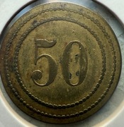 Żeton 50 - BS   