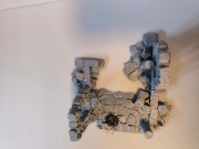 Zrujnowana droga zakończenie drogi RE3  (Lost City) RPG D&D Diorama Makieta