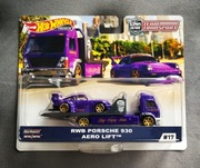 Hot wheels team transport Aero lift Porsche 911 930 RWB premium 