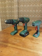 Elektronarzędzia bosch + torba. 2 wiertarki z bateriami i pistolet do kleju