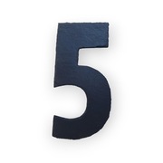 Numer, cyfra na dom z łupka naturalnego 30 cm