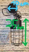 Lampa retro industrial lampa na łańcuchu żarówka DIY