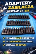 Adaptery do Zasilacza–Zestaw 34 szt ta Uniwersalny zasilacz Esperanza 100W
