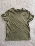 Zielona khaki gładka jednokolorowa bluzka M&S 140 jak nowa